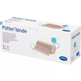 PÜTTER Binde 8 cmx5 m, 10 St