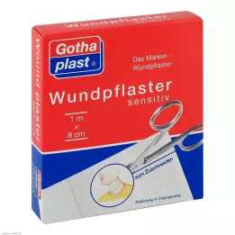 GOTHAPLAST Wundpfl.sensitiv 8 cmx1 m geschnitten, 1 St