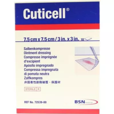 CUTICELL Salbenkompressen 7,5x7,5 cm, 10 St CUTICELL Salbenkompressen 7,5x7,5 cm, 10 St