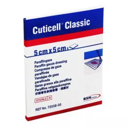 CUTICELL Classic Wundgaze 5x5 cm, 5 St