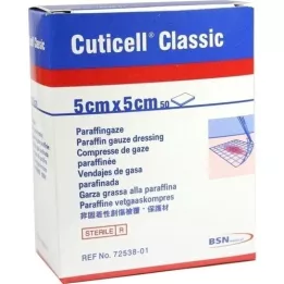 CUTICELL Classic Wundgaze 5x5 cm, 50 St