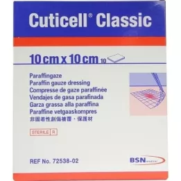 CUTICELL Classic Wundgaze 10x10 cm, 10 St