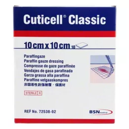CUTICELL Classic Wundgaze 10x10 cm, 10 St