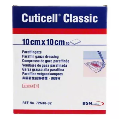 CUTICELL Classic Wundgaze 10x10 cm, 10 St CUTICELL Classic Wundgaze 10x10 cm, 10 St