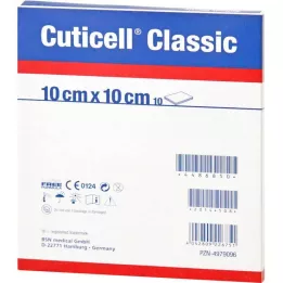 CUTICELL Classic Wundgaze 10x10 cm, 100 St