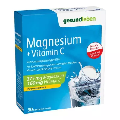 GESUND LEBEN Magnesium+Vitamin C Brausetabletten, 3X10 St