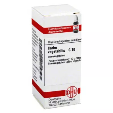 CARBO VEGETABILIS C 10 Globuli, 10 g