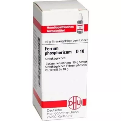 FERRUM PHOSPHORICUM C 10 Globuli, 10 g FERRUM PHOSPHORICUM C 10 Globuli, 10 g