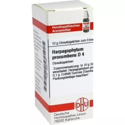 HARPAGOPHYTUM PROCUMBENS D 4 Globuli, 10 g