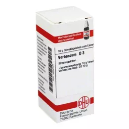 VERBASCUM D 3 Globuli, 10 g