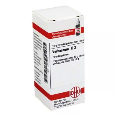 VERBASCUM D 3 Globuli, 10 g
