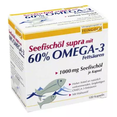 SEEFISCHÖL Supra m.60% Omega-3-Fetts.Weichkaps., 100 St SEEFISCHÖL Supra m.60% Omega-3-Fetts.Weichkaps., 100 St