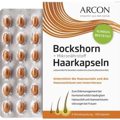 BOCKSHORN+Mikronährstoff Haarkapseln Tisane plus, 180 St