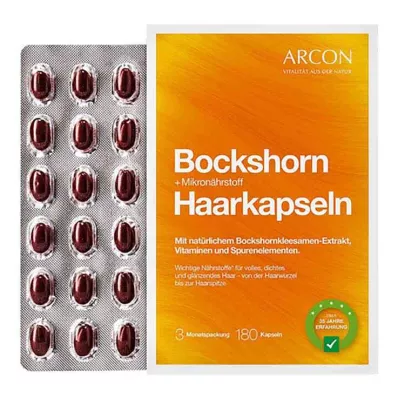 BOCKSHORN+Mikronährstoff Haarkapseln Tisane plus, 180 St BOCKSHORN+Mikronährstoff Haarkapseln Tisane plus, 180 St
