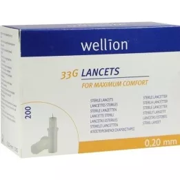 WELLION Lancets 33 G, 200 St