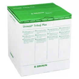 URIMED Tribag Plus Urin Beinbtl.500ml 80cm unst., 10 St