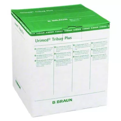 URIMED Tribag Plus Urin Beinbtl.500ml 80cm unst., 10 St