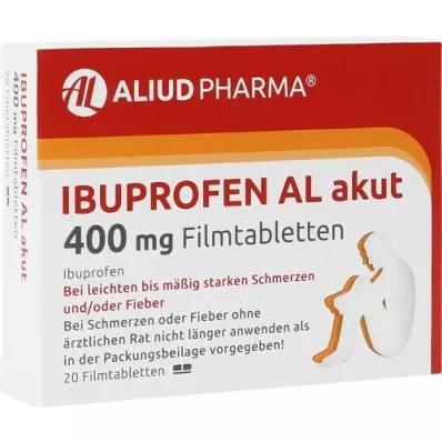 IBUPROFEN AL akut 400 mg Filmtabletten, 20 St