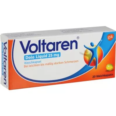 VOLTAREN Dolo Liquid 25 mg Weichkapseln, 20 St