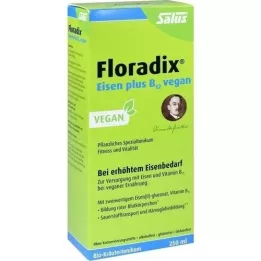 FLORADIX Eisen plus B12 vegan Tonikum, 250 ml