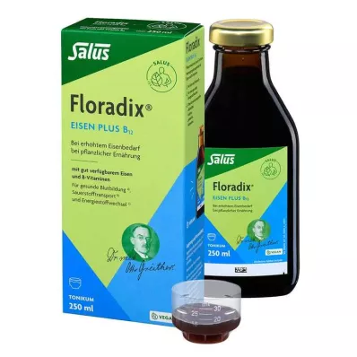 FLORADIX Eisen plus B12 vegan Tonikum, 250 ml