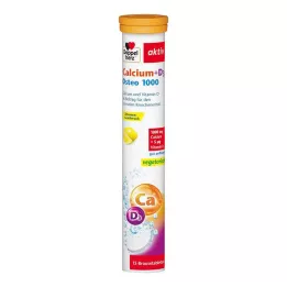 DOPPELHERZ Calcium+D3 Osteo 1.000 Brausetabletten, 15 St