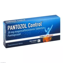 PANTOZOL Control 20 mg magensaftres.Tabletten, 7 St