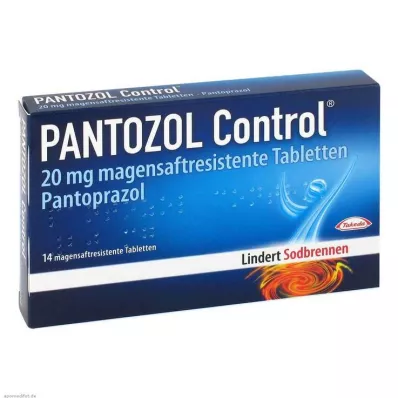 PANTOZOL Control 20 mg magensaftres.Tabletten, 14 St