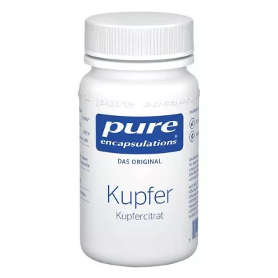 PURE ENCAPSULATIONS Kupfer Kupfercitrat Kapseln, 60 St PURE ENCAPSULATIONS Kupfer Kupfercitrat Kapseln, 60 St