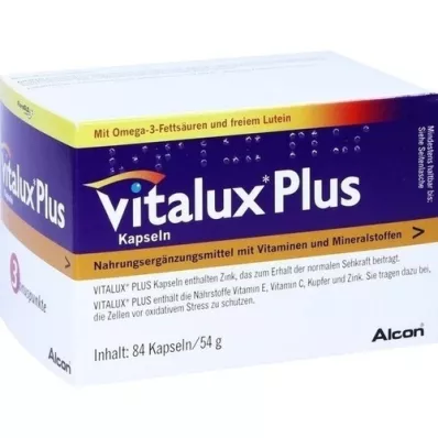 VITALUX Plus Lutein u.Omega-3 Kapseln, 84 St