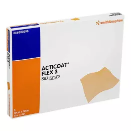 ACTICOAT Flex 3 10x10 cm Verband, 5 St