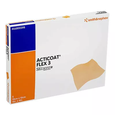 ACTICOAT Flex 3 10x10 cm Verband, 5 St