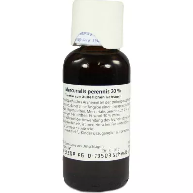 MERCURIALIS PERENNIS 20% Tinktur, 100 ml MERCURIALIS PERENNIS 20% Tinktur, 100 ml