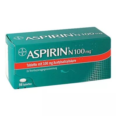 ASPIRIN N 100 mg Tabletten, 98 St