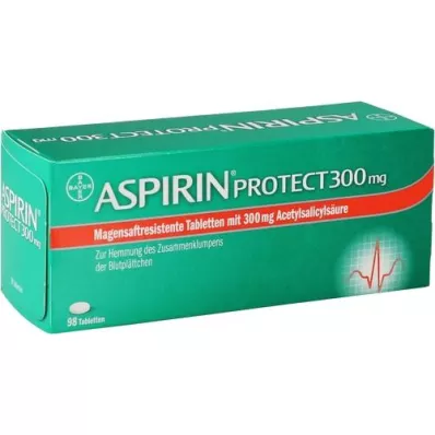 ASPIRIN Protect 300 mg magensaftres.Tabletten, 98 St