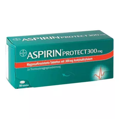 ASPIRIN Protect 300 mg magensaftres.Tabletten, 98 St