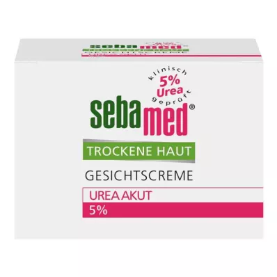 SEBAMED Trockene Haut 5% Urea Akut Gesichtscreme, 50 ml