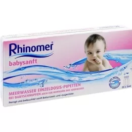 RHINOMER babysanft Meerwasser 5ml Einzeldosispip., 20X5 ml