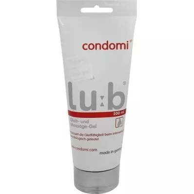 CONDOMI Lub Gleit- u.Massagegel, 200 ml