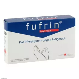 FUFRIN PediFlex Pflegesyst.Socke+Salbe Gr.38-42, 2X5 g