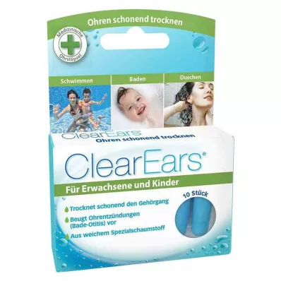 CLEAREARS Ohrstöpsel z.Wasserentfernung, 10 St CLEAREARS Ohrstöpsel z.Wasserentfernung, 10 St