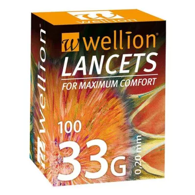 WELLION Lancets 33 G, 100 St