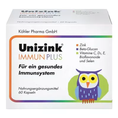 UNIZINK Immun Plus Kapseln, 1X60 St UNIZINK Immun Plus Kapseln, 1X60 St