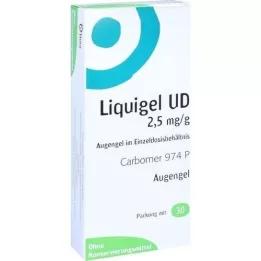LIQUIGEL UD 2,5mg/g Augengel i.Einzeldosisbeh., 30X0.5 g