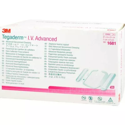 TEGADERM 3M I.V. Advanced Fixierv.7x8 cm 1681, 100 St