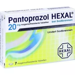 PANTOPRAZOL HEXAL b.Sodbrennen magensaftres.Tabl., 7 St