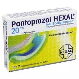 Pantoprazol Hexal b.Sodbrennen magensaftresistent Tabletten, 7 St