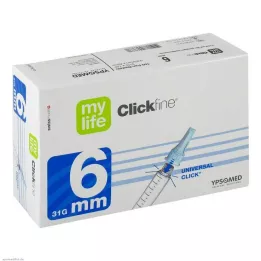 MYLIFE Clickfine Pen-Nadeln 6 mm 31 G, 100 St