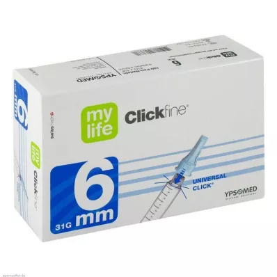 MYLIFE Clickfine Pen-Nadeln 6 mm 31 G, 100 St MYLIFE Clickfine Pen-Nadeln 6 mm 31 G, 100 St