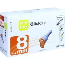 MYLIFE Clickfine Pen-Nadeln 8 mm, 100 St